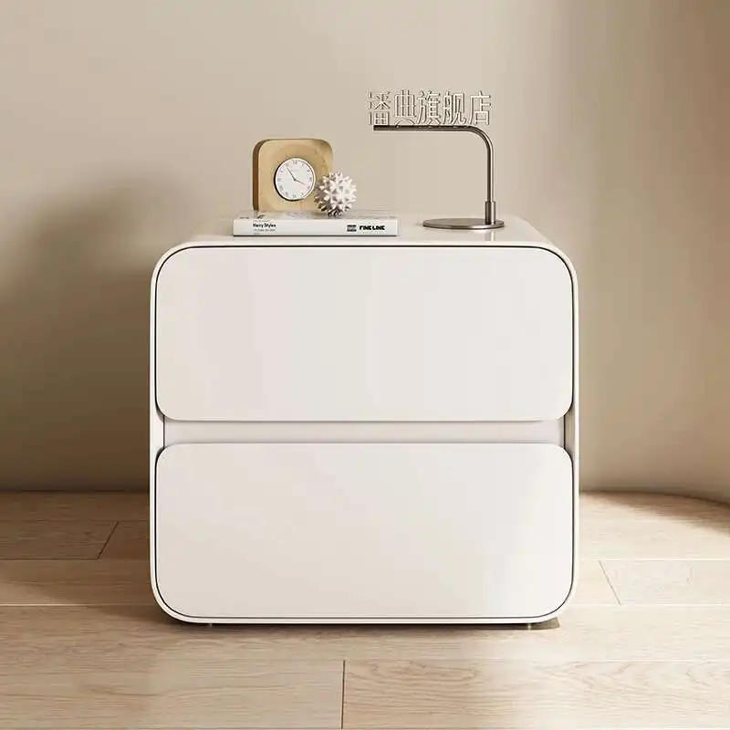 

Nordic Drawer Night Table Simple Modern Storage European Aesthetic Bedside Table Luxury Trendy Mesita De Noche Bedroom Furniture