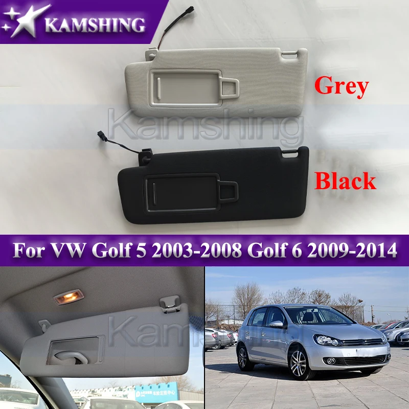 

Солнцезащитный козырек Kamshing, 1 шт., для VW Golf 5 2003-2008, Golf 6 2009-2014, передний солнцезащитный экран, козырек от солнца