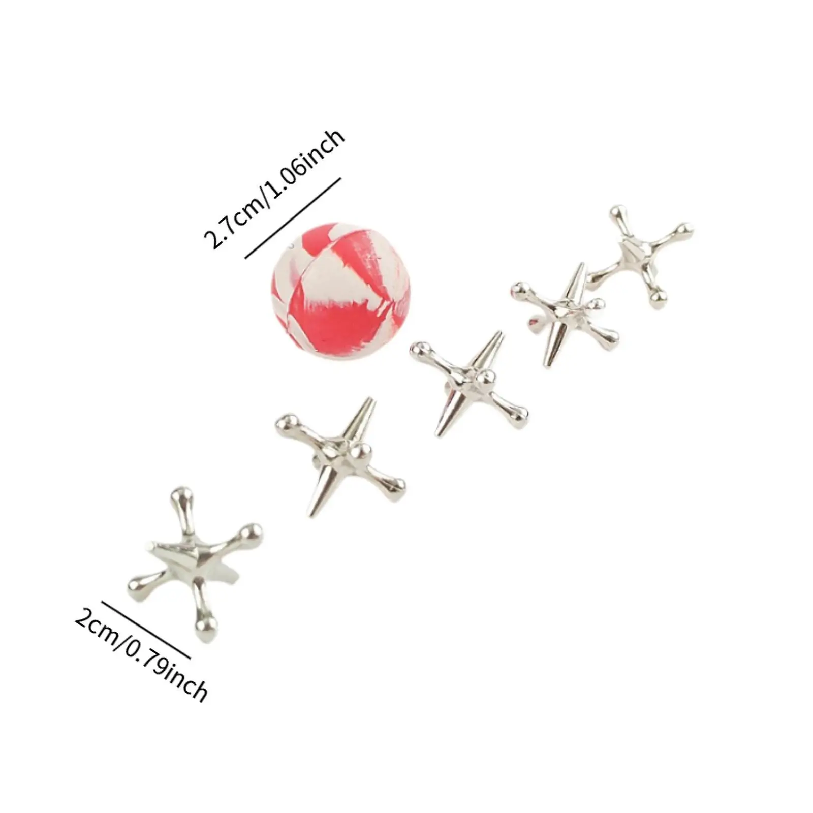 볼 잭과 탄력 있는 볼 게임이 포함된 혁신적인 잭 게임 게임 상금 세트 가족 게임 어린이를 위한 복고풍 빈티지 보드 게임
