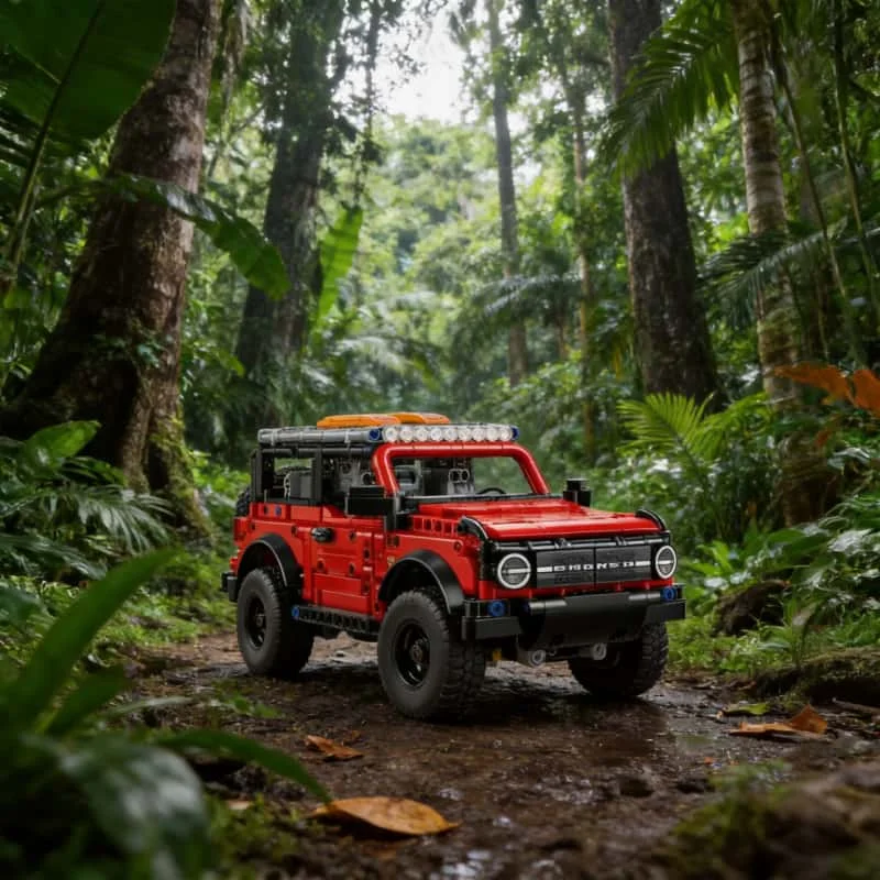 

Новый технологичный конструктор 2025 года, 943 детали, модель внедорожника Bronco, подарок для взрослых на праздники и дни рождения