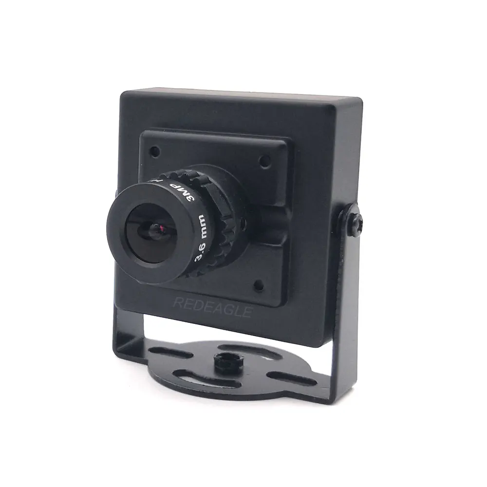 Reagle – Mini caméra de sécurité filaire CMOS 700TVL, Micro CCTV, corps en métal, objectif 3.6MM