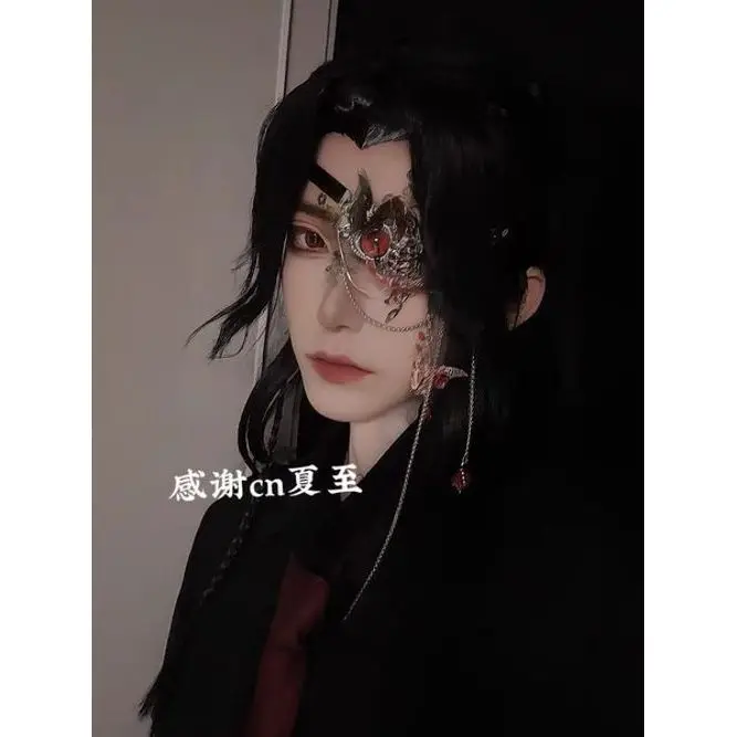

Китайский сериал TGCF Tian Guan Ci Fu Xie Lian Hua Cheng Косплей повязка на глаза маска для глаз ручной работы