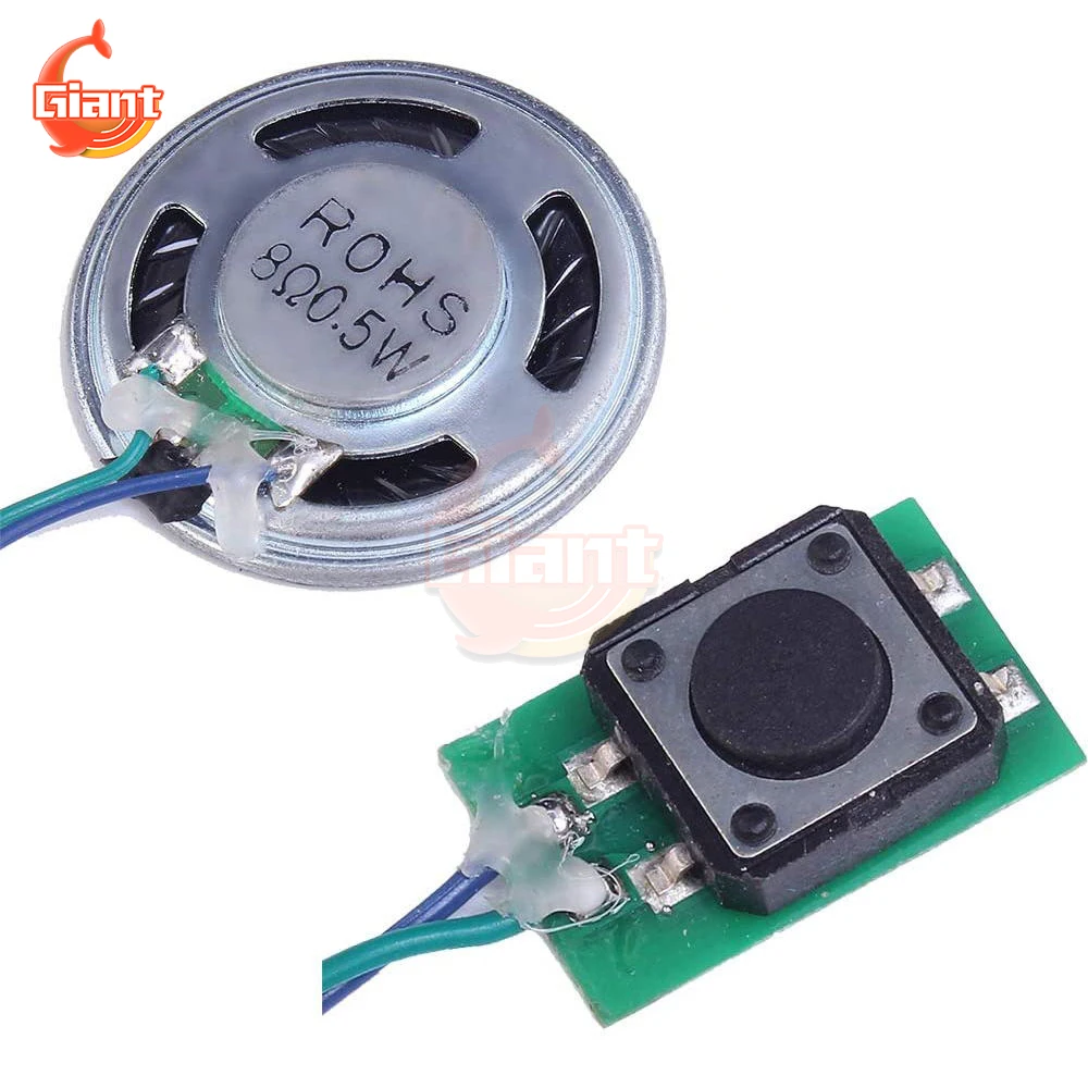 Mini Sound Recorder Module MP3 WAV Music Voice Player Programmable Board Photosensitive Sensor Audio Amplifier Board Speaker