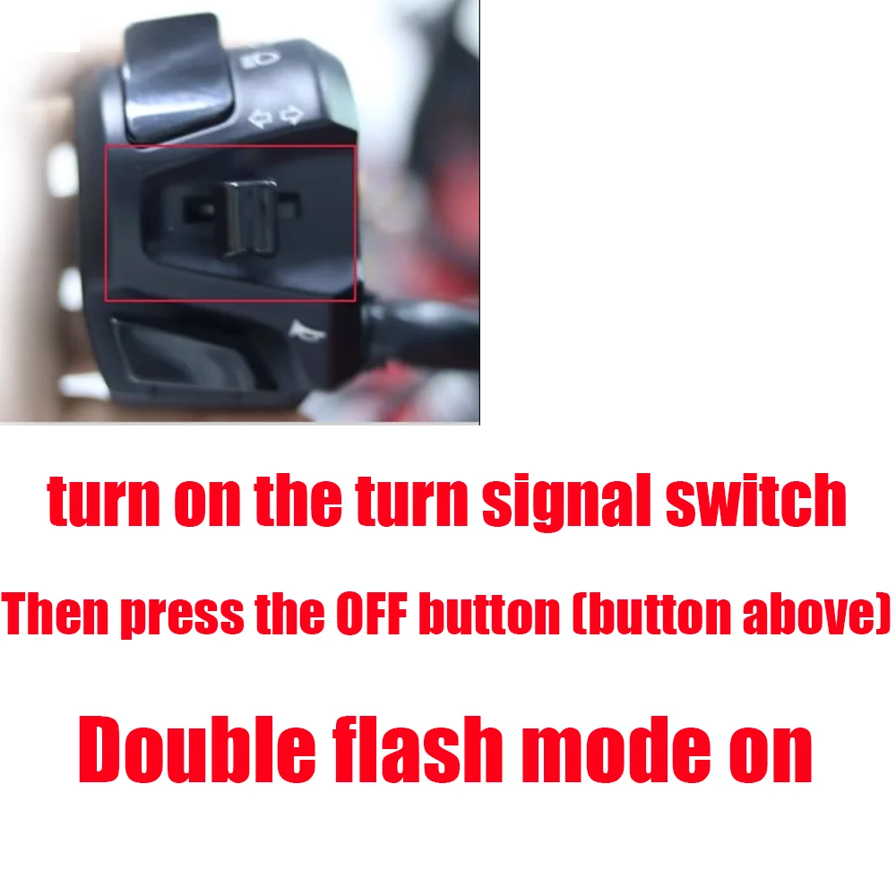 Turn Signal Flasher Light Switch Blinker For KAWASAKI Ninja 400 250 Z Z400 Z250 Accessories Double Flash Hazard Warning Function