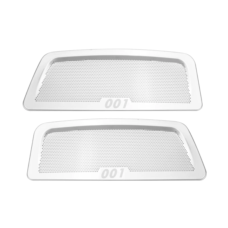 ل ZEEKR 001 2024 2025 غطاء غبار لمنفذ الهواء تحت المقعد شبكة حماية من الفولاذ المقاوم للصدأ اكسسوارات السيارات الداخلية