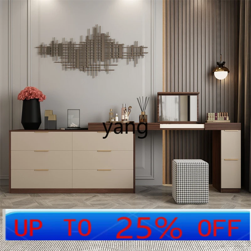 

lmm Dressing Table Chest of Drawers Bedroom Modern Simple Multifunctional Extendable Makeup Table Small