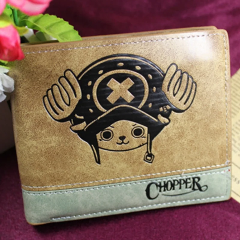 Cartoon CharacterLuffy Purse Zoro Ace Skeleton Anime One Piece Wallet Action Figure Dragon Ball Pu Wallet Kid Cool Birthday Gift view 5