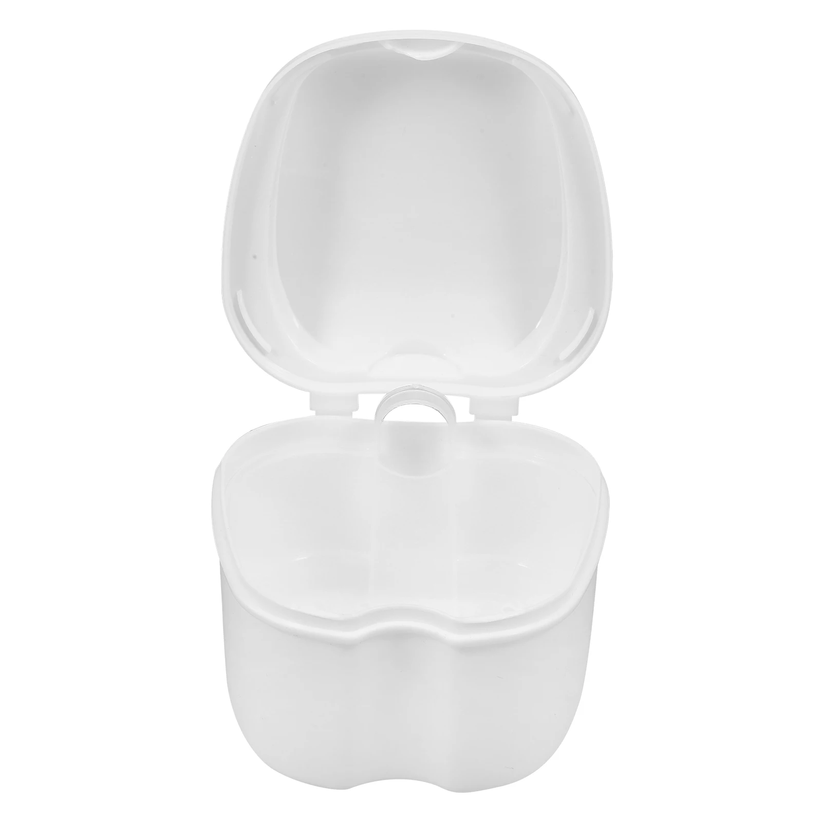 

Premium Pp False Teeth Storage Case False Teeth Storage Box Compact Travel Size For Cleaning Denture White