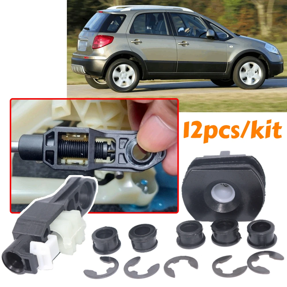 

Gear Shift Cable Linkage Bushing Connector Lever Adapter Selector Grommet Sleeve Manual for Fiat Sedici 2005-2010 Repair Kit Set