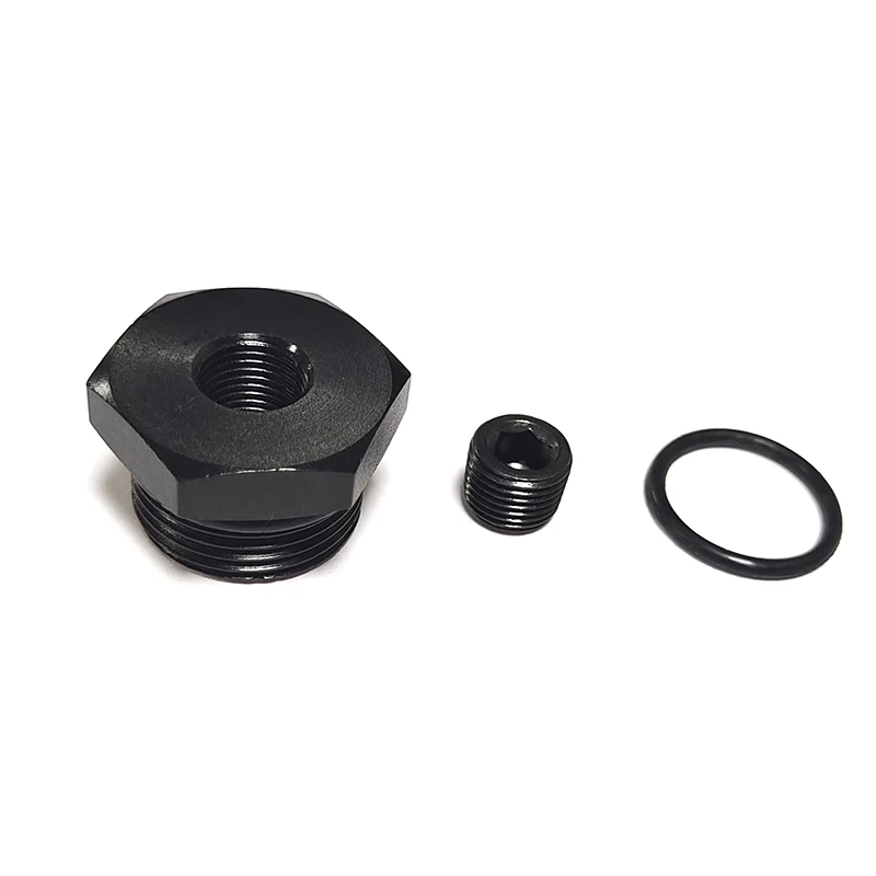 CNC Machined Inlet Heater Boost Plug Sensor Thread Adapter for 1999 2002 7 3L Ford Power Stroke 2001 2004 6 6L LB7 Duramax