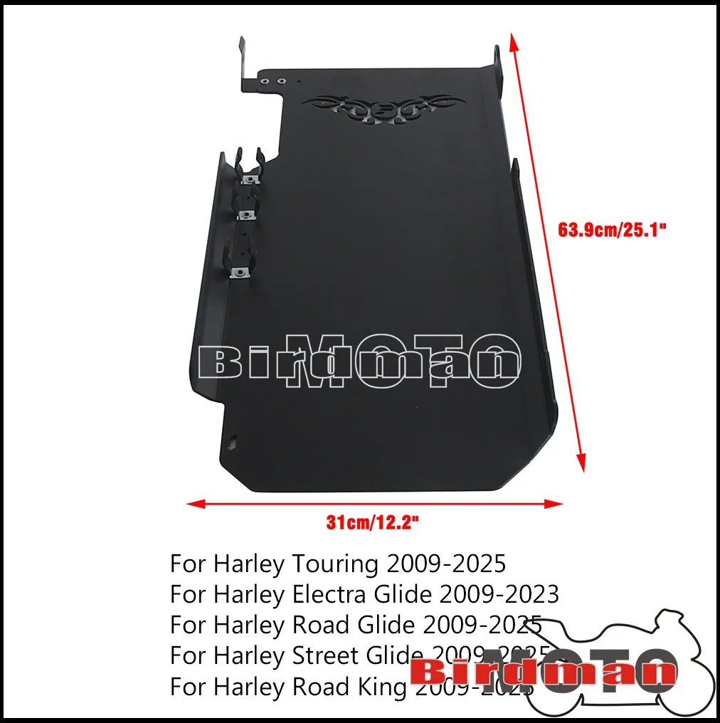 Motorcycle Skid Plate For Harley Ultra Classic Electra Glide FLHTCUSE 2009-13 Engine Protection Cover Aluminum Protection Plate