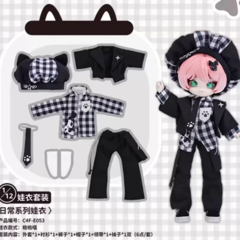 

Come4free 12-Inch Bjd Doll Clothes Daily Wear Series Doll Clothes Skirt Doll Clothes Set