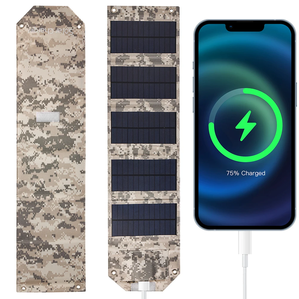 

Портативное зарядное устройство USB с высокой эффективностью преобразования 10 Вт 5 В, складная солнечная панель, портативное солнечное зарядное устройство для сотового телефона