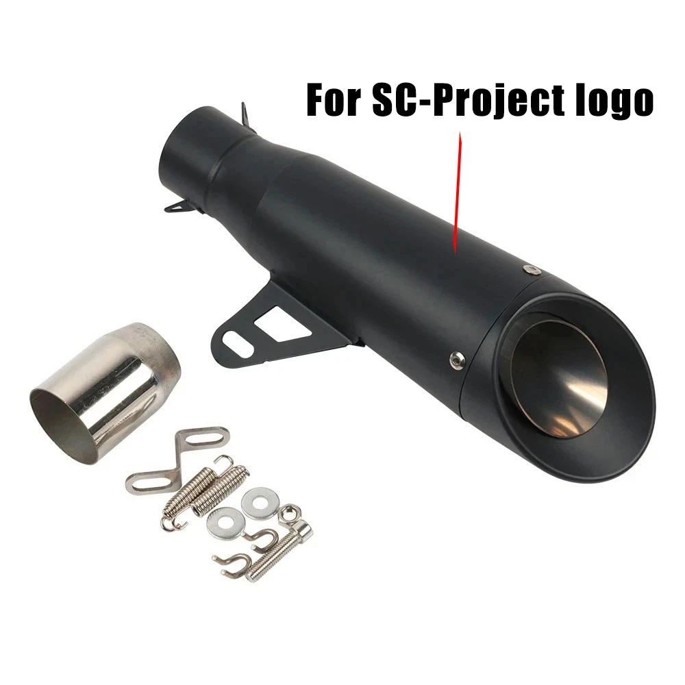 لياماها R6 R15 R1 R3 MT07 Tmax155 XMAX GSX250 Pcx125 51 مللي متر العالمي للدراجات النارية العادم SC الخمار الأنابيب ل GP-مشروع