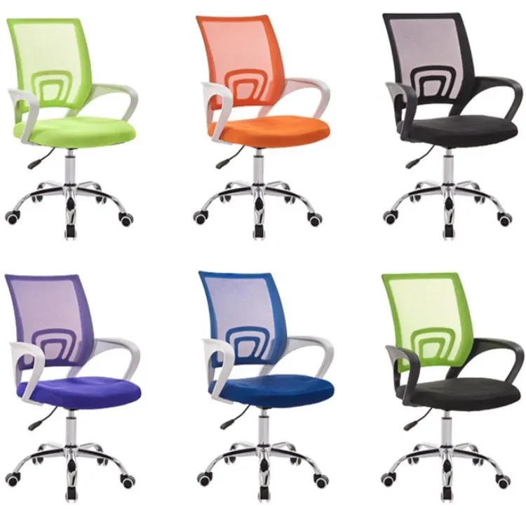 Office Reception Chair Wheels Swivel Comfortable Mesh Cheap Computer Executive Teacher Office Chairs for Adult