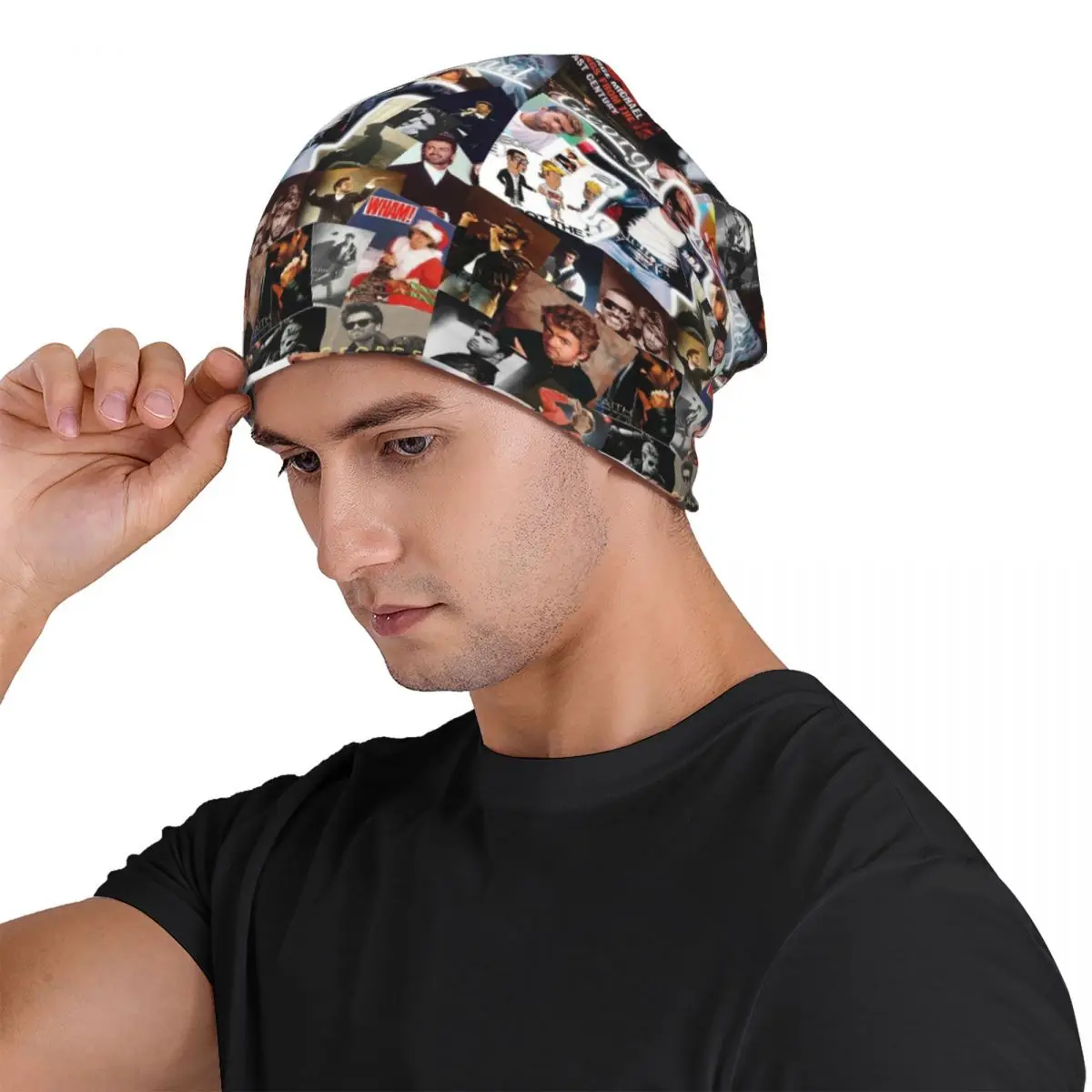 George Michael Men Women Adult Beanies Caps Knitting Bonnet Hat Warm Hip Hop Autumn Winter Outdoor Skullies Hats