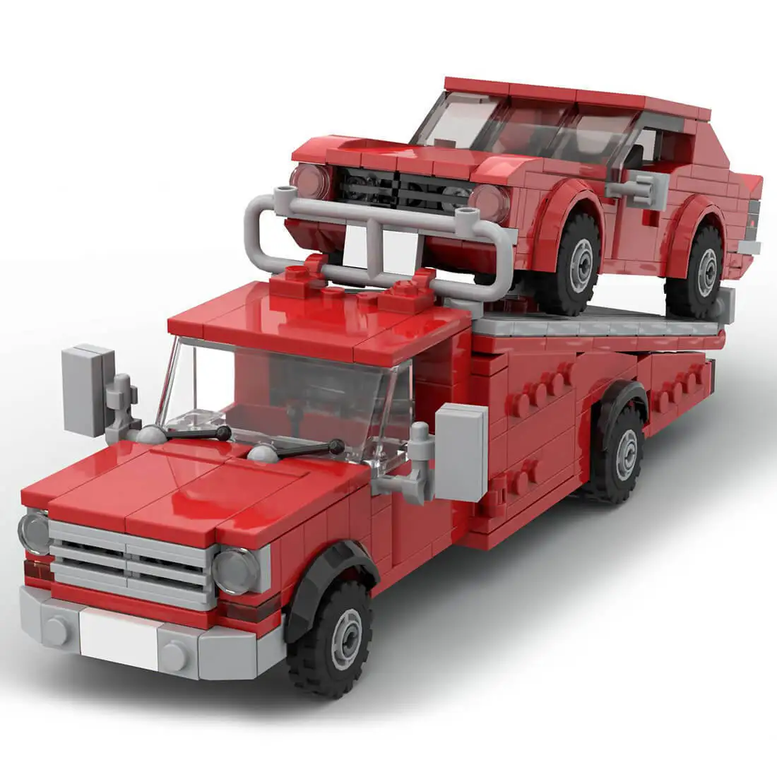 

Custom MOC-117607 Truck & Racing Car Combo Pack 423 Parts Gift for Christmas