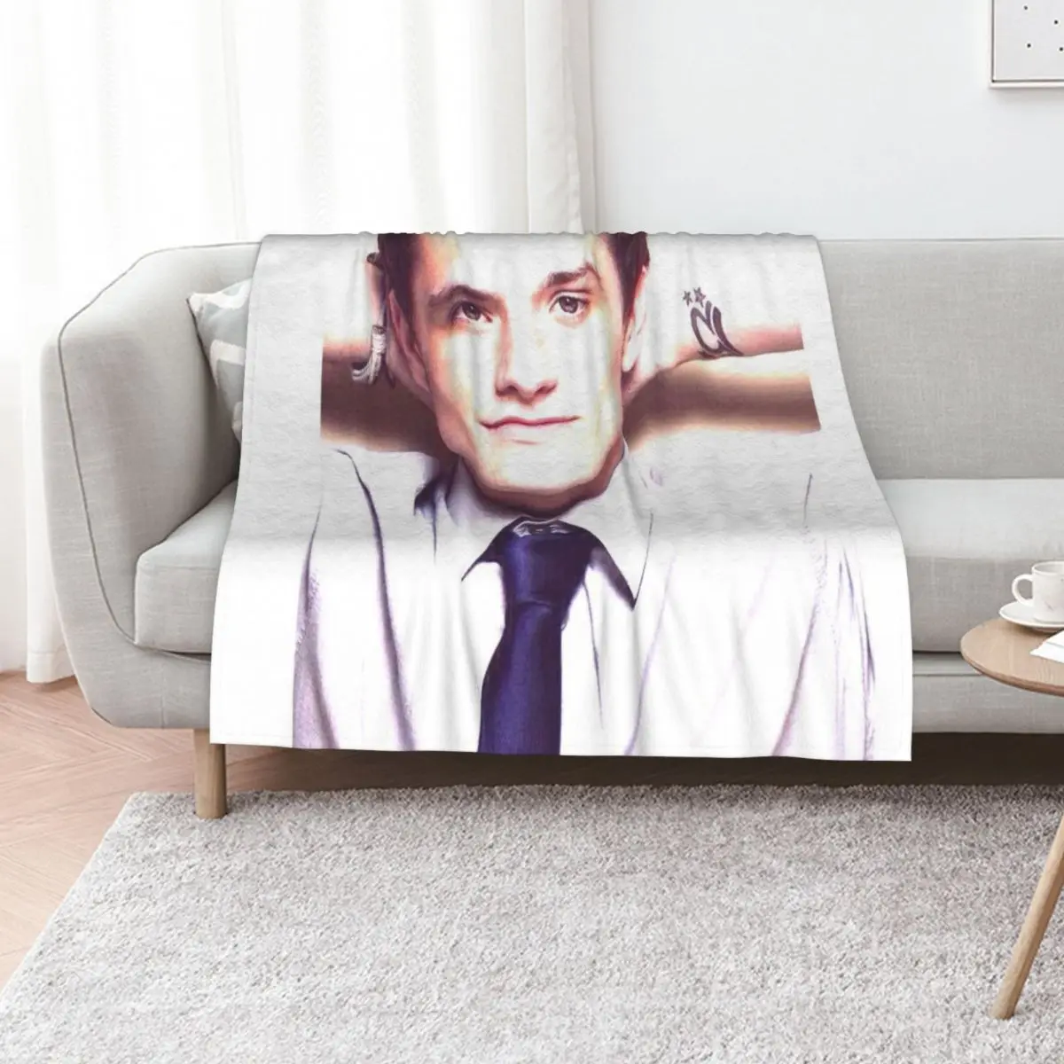 Josh Hutcherson Whistle Meme Throw Blanket Nap Large blankets and throws Retros Thermal halloween Blankets