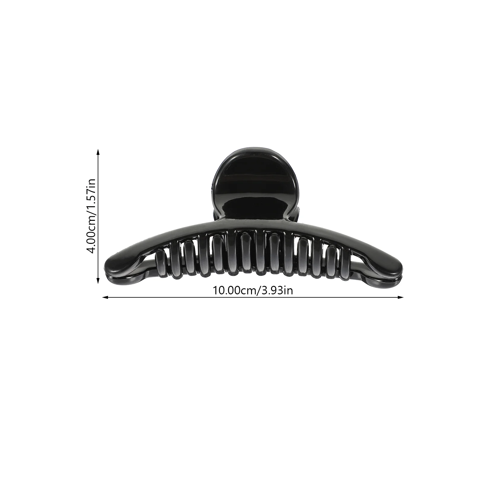 4 pçs feminino plástico grande clipe de cabelo garras mandíbula hairgrip para mulheres e meninas (preto) garra clipes de cabelo garra braçadeira