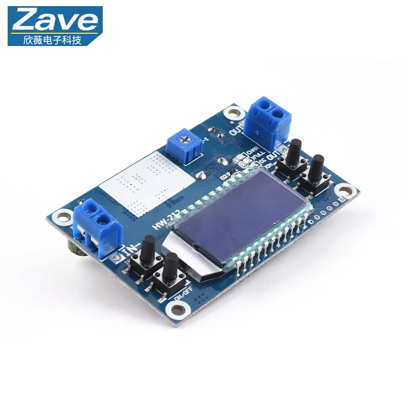 5A CNC Buck Power Supply Module DCDC Adjustable Constant Voltage Constant Current with LCD Multi-Display and Button-Set Voltage