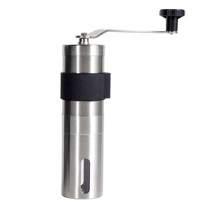 Convenient retro hand crank bean grinder stainless steel grinding core double bearing positioning grinding coffee beans