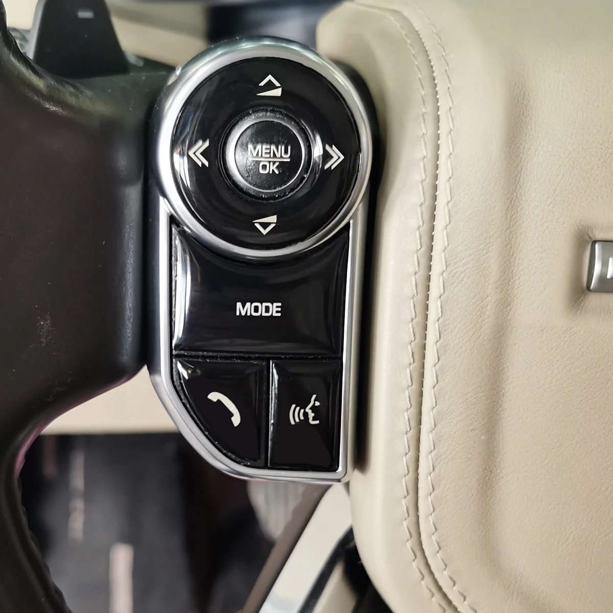 Knopfaufkleber für Range Rover Vogue L405 2014 bis 2017, Innenabdeckung für Range Rover Sport-Zubehör, L494 Getriebe-Terrain-Schalter – Detail 24