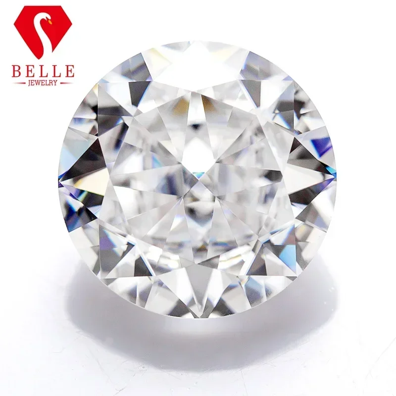 

Moissanite Stones Hot Sale Crushed Ice Round Cut D Color Super White Moissanite VVS1 GRA Certificated Diamond Beads Jewel