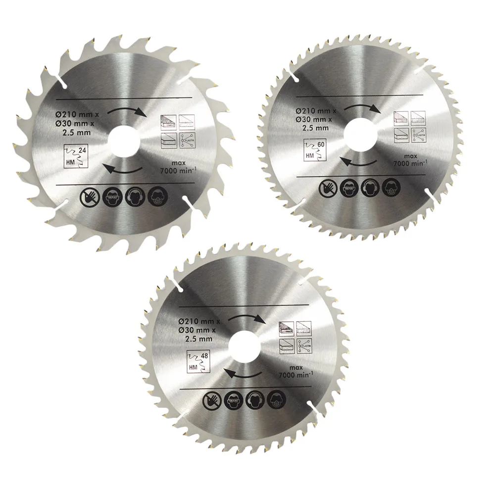 Circular Saw Blade Woodworking Cutting Carving Disc High Hardness Durable Fast Smooth Cuts Steel Aluminium Iron Non Ferrous