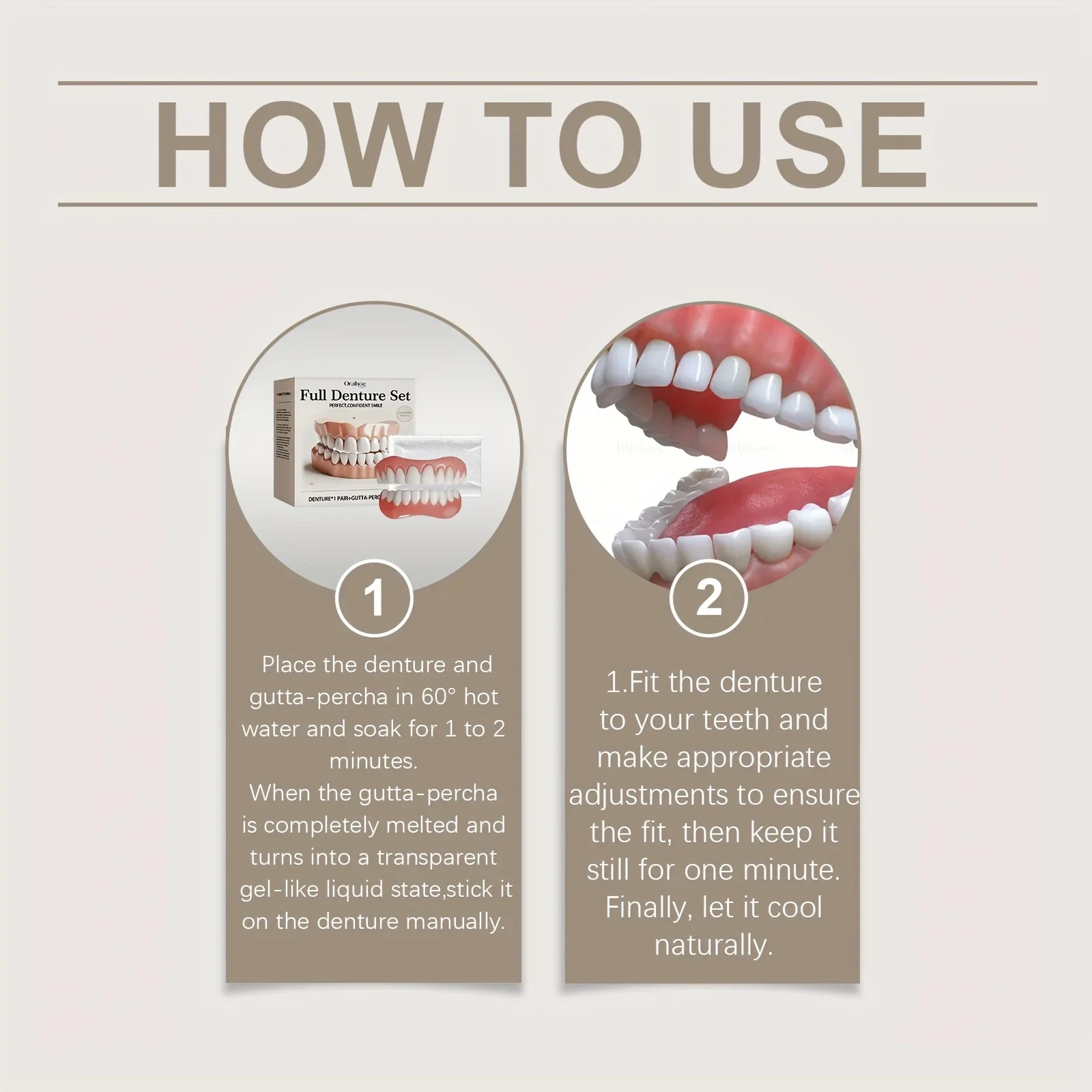 

Naturally fitting and comfortable dentures, reveal a charming smile and stand out at holiday gatherings.H2931-18