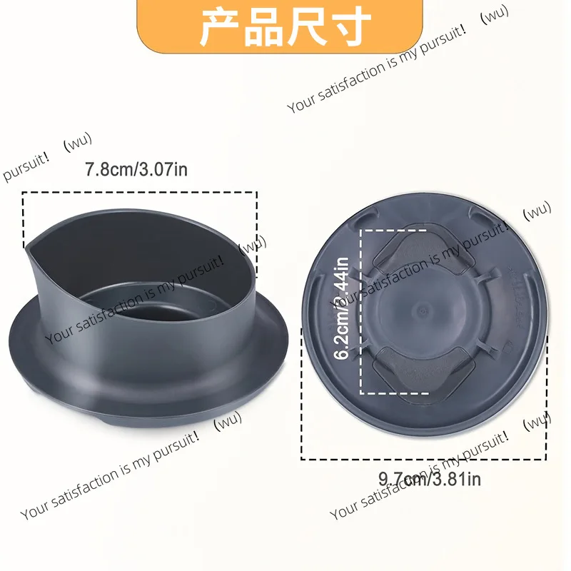 Suitable for TM5 TM6 Measuring Cup Lid Graduated Thermomix Kitchen Machine Cooking Machine Leak-proof Air Plugging Water