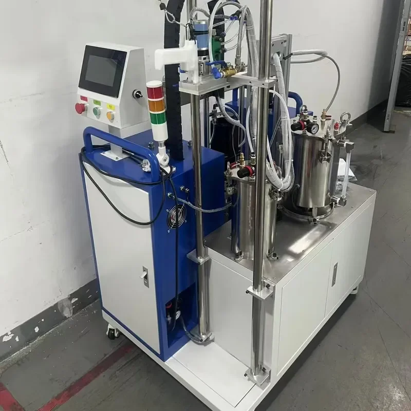 

High viscosity pressure plate pump glue proportioning machine, epoxy resin silicone polyurethane automatic glue mixing