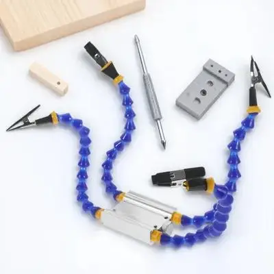 

All-in- Hand Soldering Station for Pcb Welding Projects Small Portable Soldering Tool Holder Long-Lasting Use