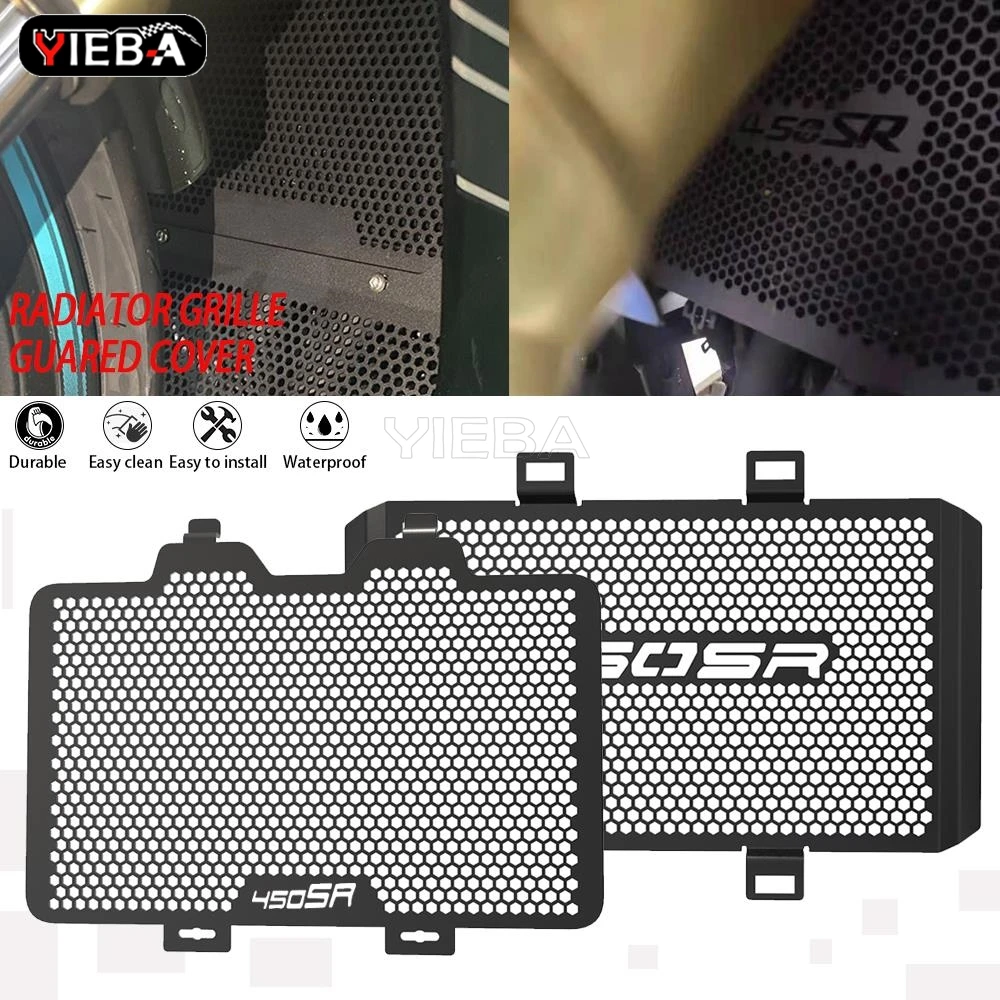Motorcycle Radiator Grill Guard Oil Cooler Protector Cover For CFMOTO CF MOTO 450SR 450SS 450 SR/SS 2023 2022 2024 2025 2026