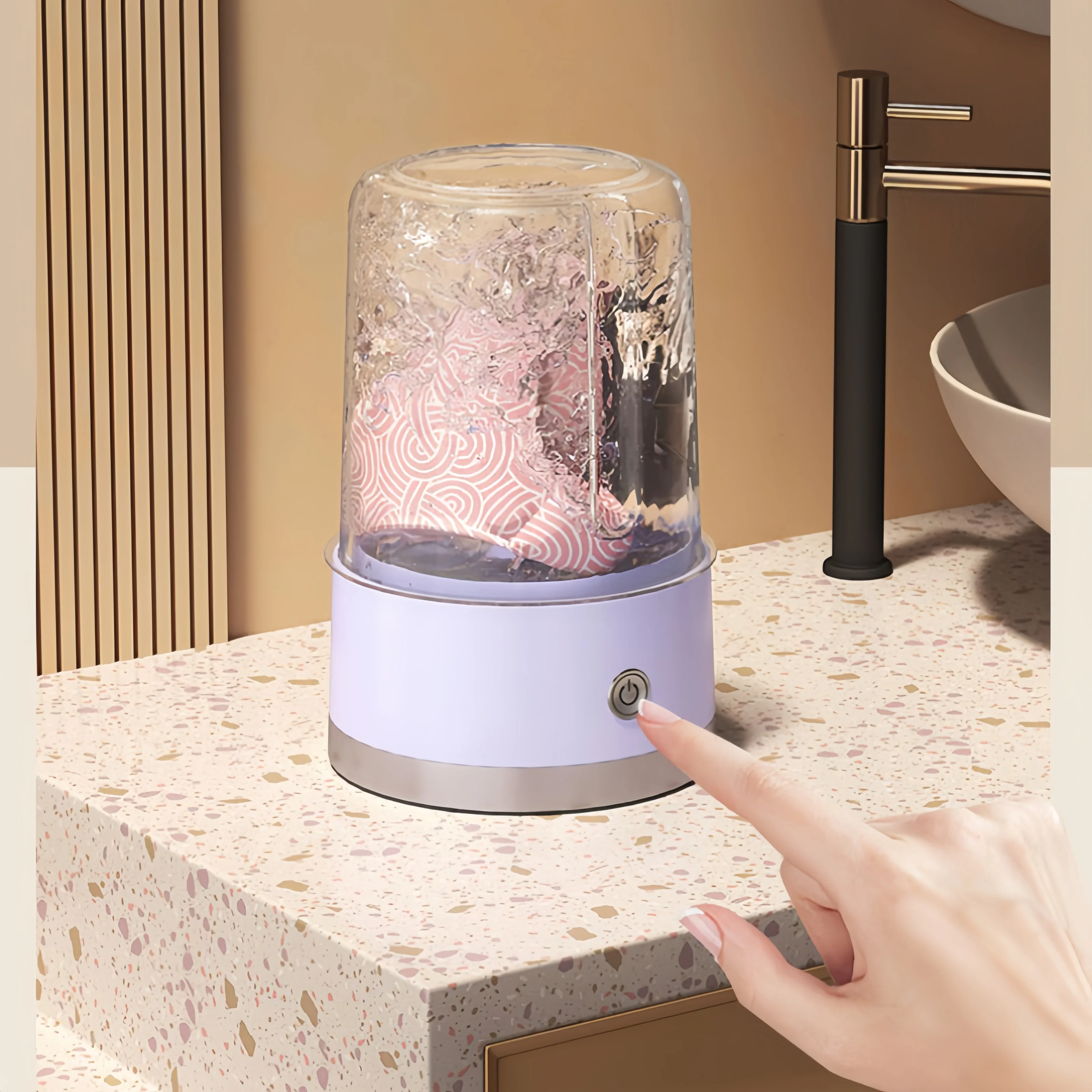 

Mini Charging Washing Machine for Underwear and Socks Portable Wireless Small Student Dormitory Travel Washing Machine