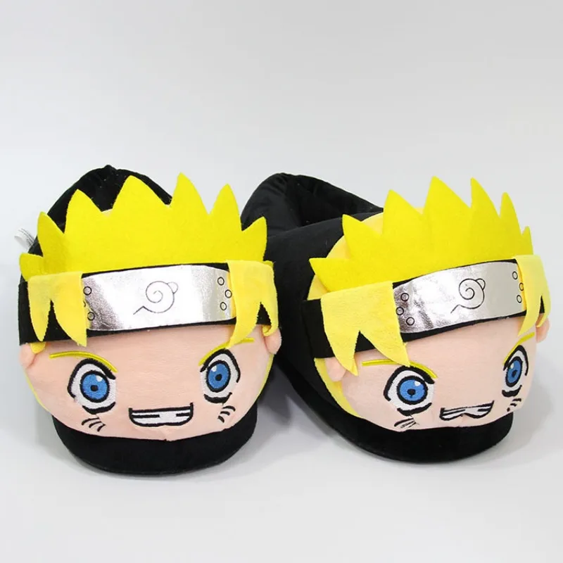 Hot Cute 28cm Anime Naruto Uzumaki Slipper Cartoon Cosplay Costume Shoes Men Women Couple Indoor Home Winter Warm Slipper Gift