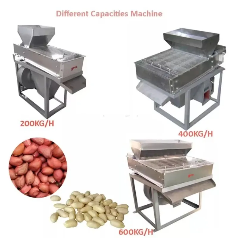 Dry Chestnut Groundnut Hazelnut Bean Skin Removing Peanut Peeler Peeling Machine