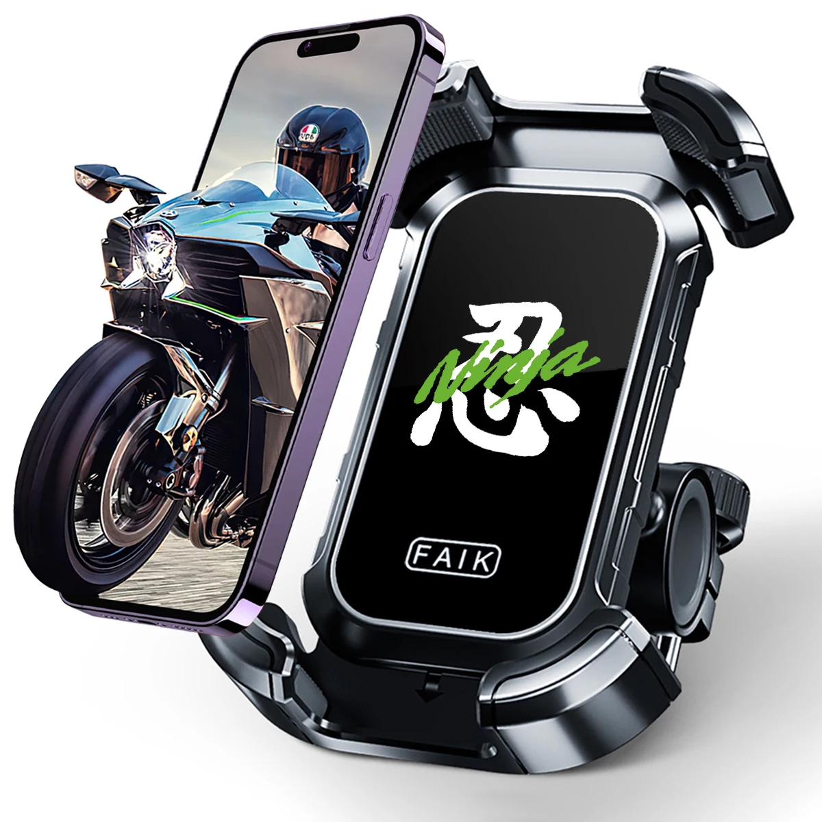 Motorcycle Handlebar Mobile Phone Holder GPS Stand Bracket For KAWASAKI Ninja 400 650 300 250 250R Ninja H2 ZX14R ZX10R ZX6R