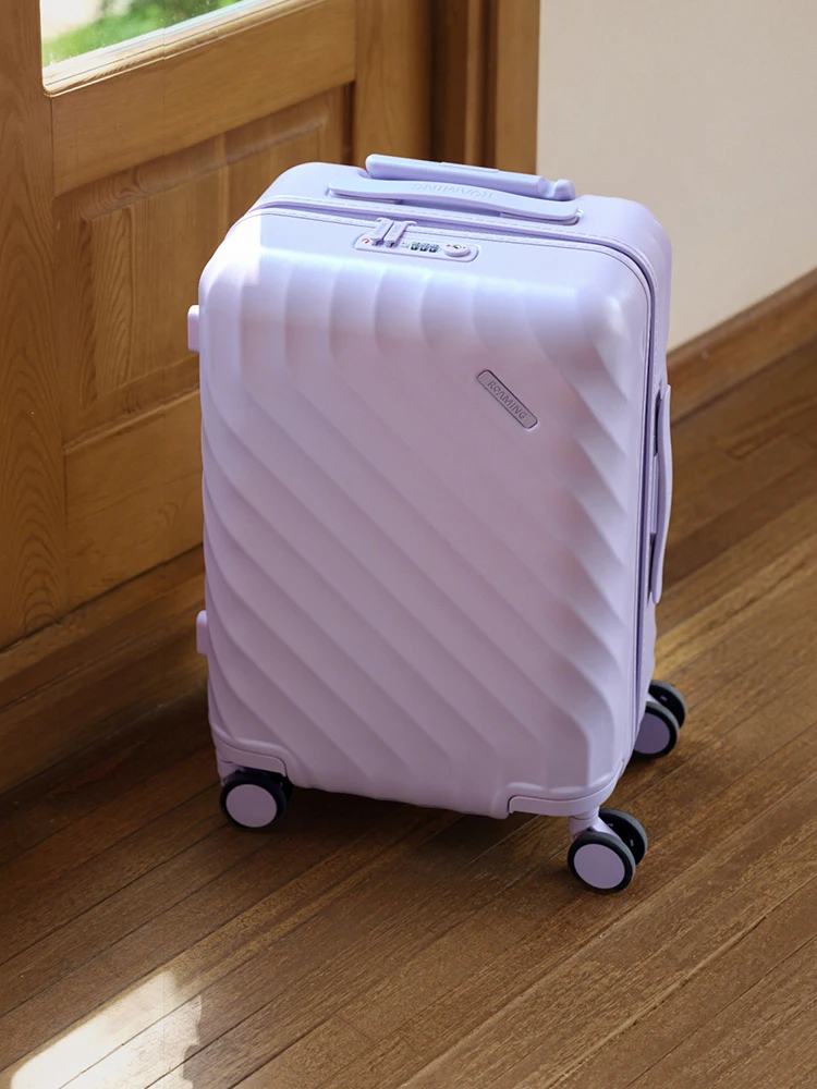 

Roaming 2026 New Suitcase Travel Bag 24 Digit Password Pull Rod High Aesthetic Small Size Boarding 20 Inches Unisex
