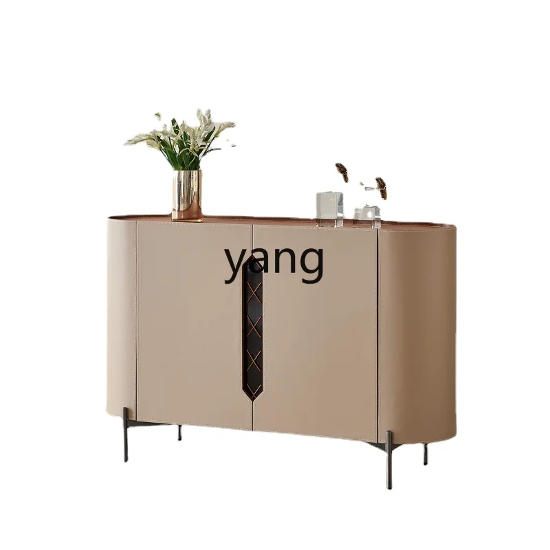 

Yhl Light Luxury Saddle Simple Storage Sideboard Cabinet Modern Minimalist