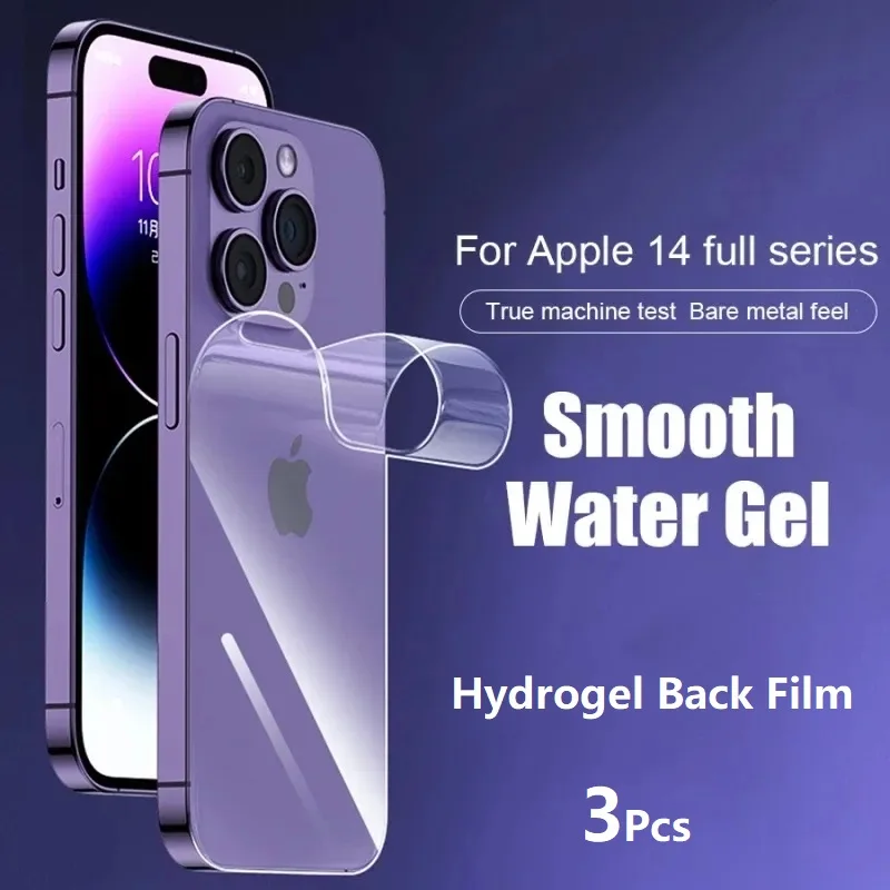 2PCS Hydrogel Frosted Back Film for iPhone 13 14 Pro Max 14 Plus 13 Mini 14 PRO Screen Protectors