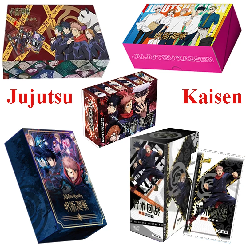 Collezione giapponese Jujutsu Kaisen Card Set completo Gojo Satoru ACG TCG CCG Personaggio anime Booster Box Doujin Giocattolo e regalo per hobby