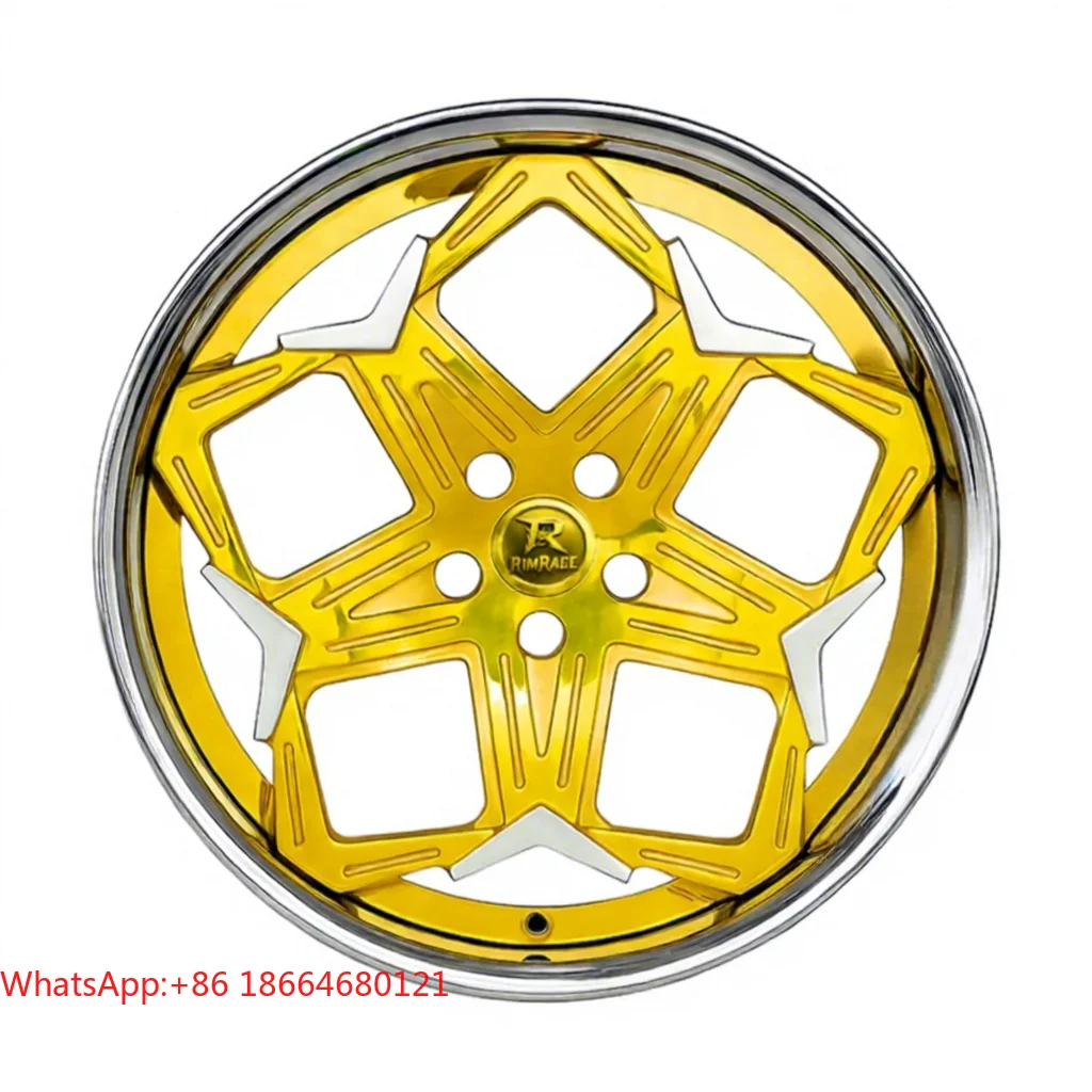 1&2-Piece Custom Forged Art Wheel Rims Star Petal H-Style Multi-Spoke Design For Luxury CarsB8,B9,C7,C8,Q5 FY