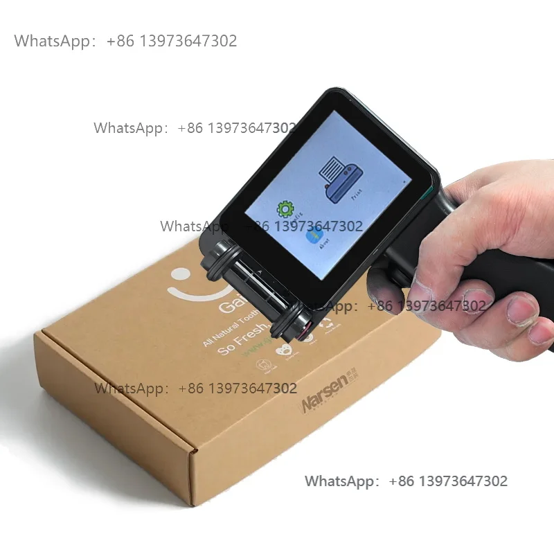 Portable Wireless Intelligent Inkjet Printer Mini Logo Label Sticker Image 600dpi Resolution Fast Dry Ink