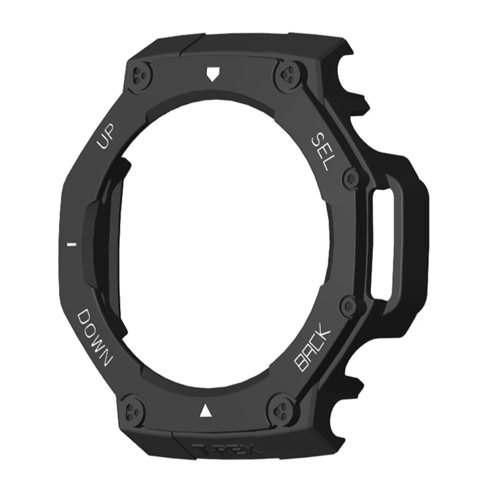 

For Huami Amazfit T-Rex 3 Pro 48mm Smartwatch Protective Case Hard PC Cover - Black / White