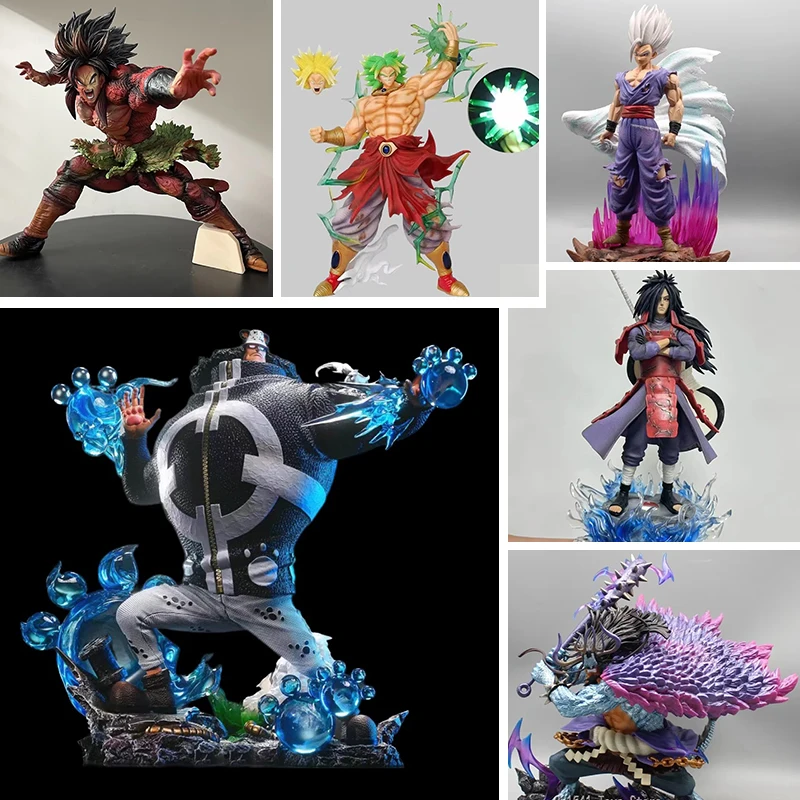 

41cm Anime Super Saiyan Broli Figure GK Dragon Ball Figurine BUG Broly Action Figure Lighted Model PVC Collection Desktop Toys