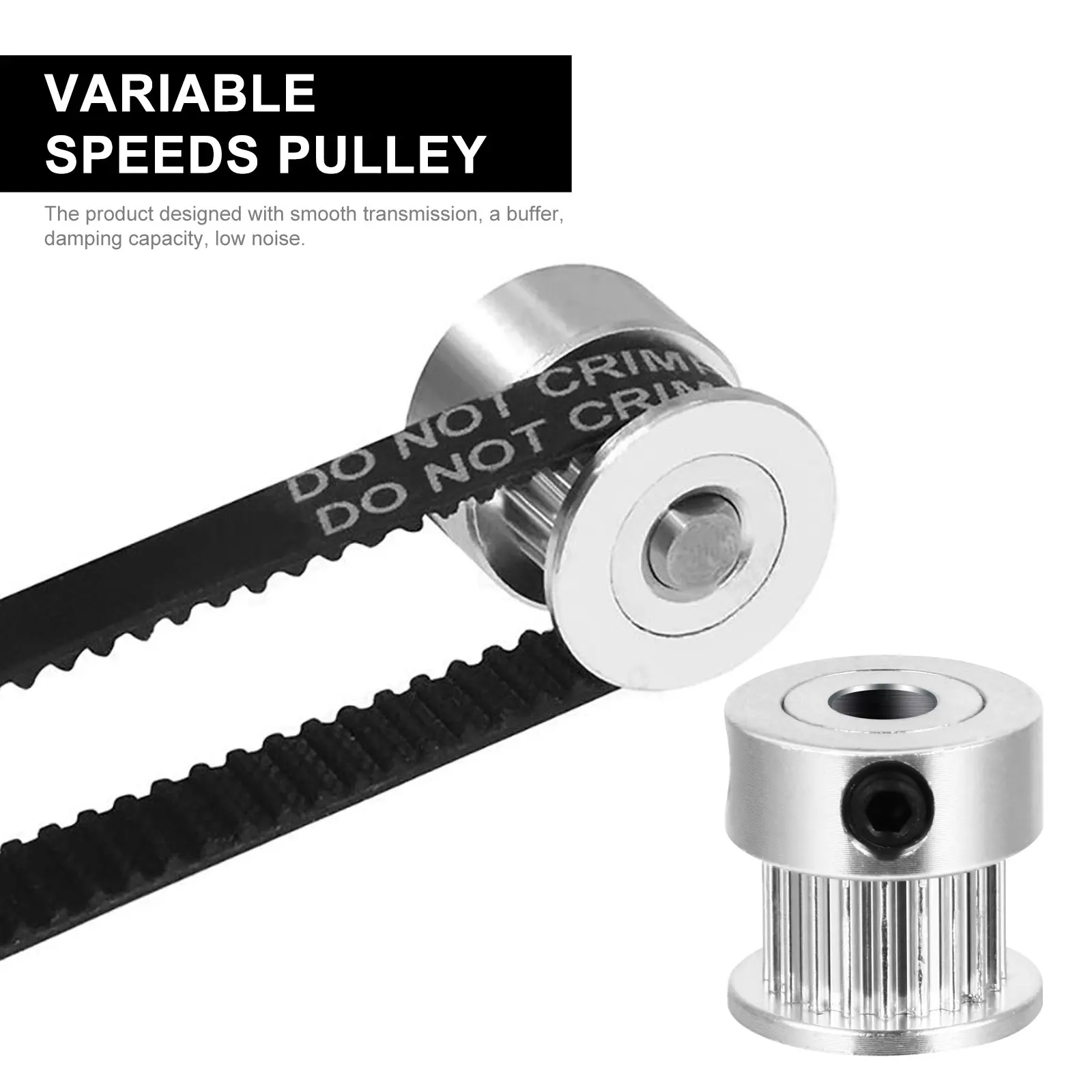 

10 Pcs Aluminum 3D Printer Synchronous Wheel Accurate Transmission Stepper Motor Pulley High Efficiency Parts