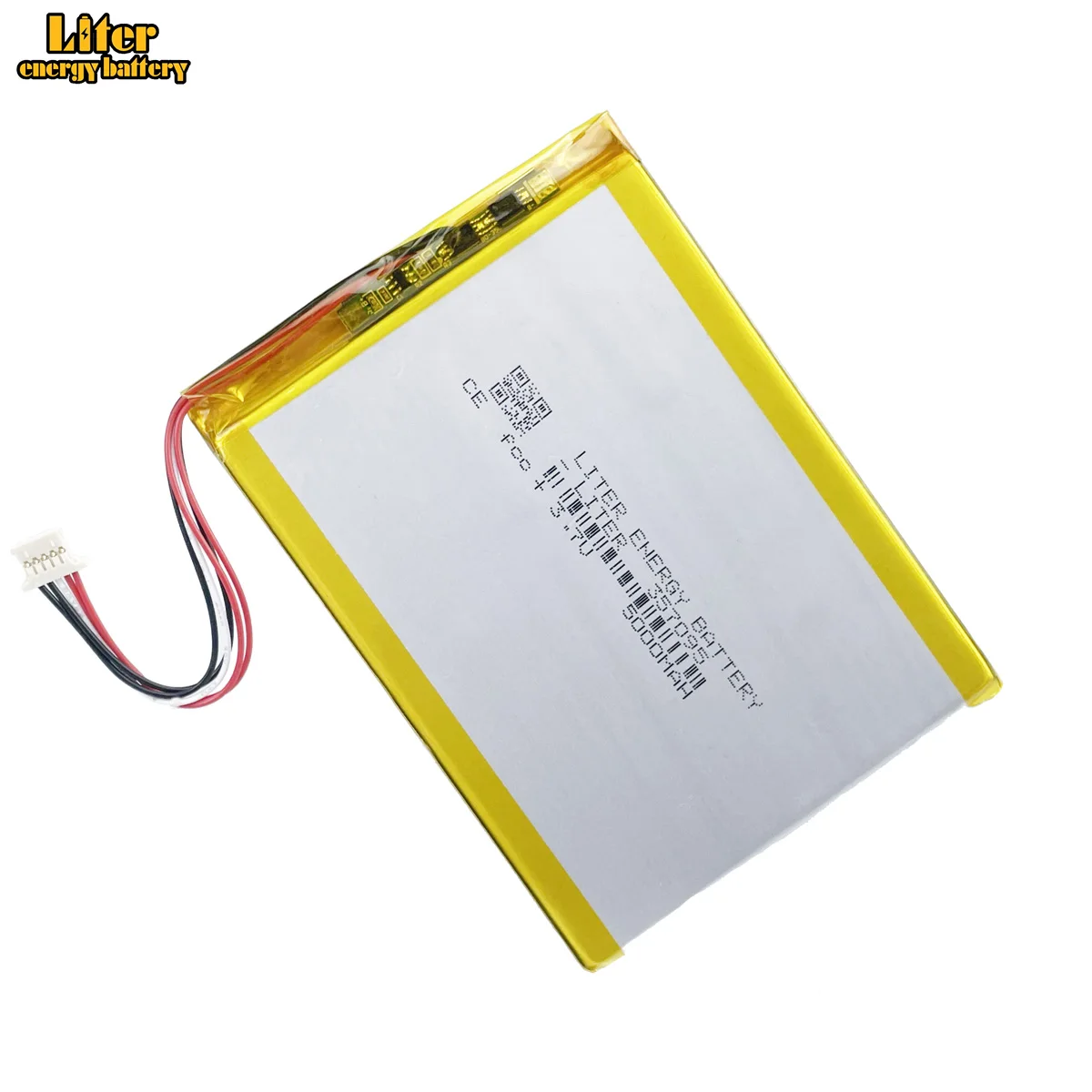 5-wires connector 357095 3.7V 5000mAh tablet battery For child Tablet prestigio multipad Rechargeable batteries