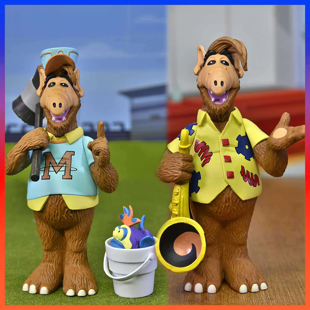 Original NECA 45103/45104 ALF Baseball Version Saxophone Version İki Tür Full Set Model 5 inç Koleksiyon Masa Dekorasyonu: Detaylı Değerlendirme ve Kullanım Senaryoları