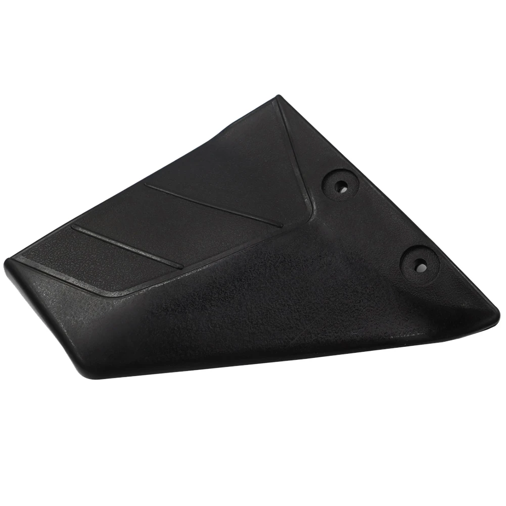 Pequeno estabilizador de hidrofólio preto, barbatana dupla, asas de plástico abs, peças de barco, asa de barbatana para placa de onda de iate de 4-50 hp