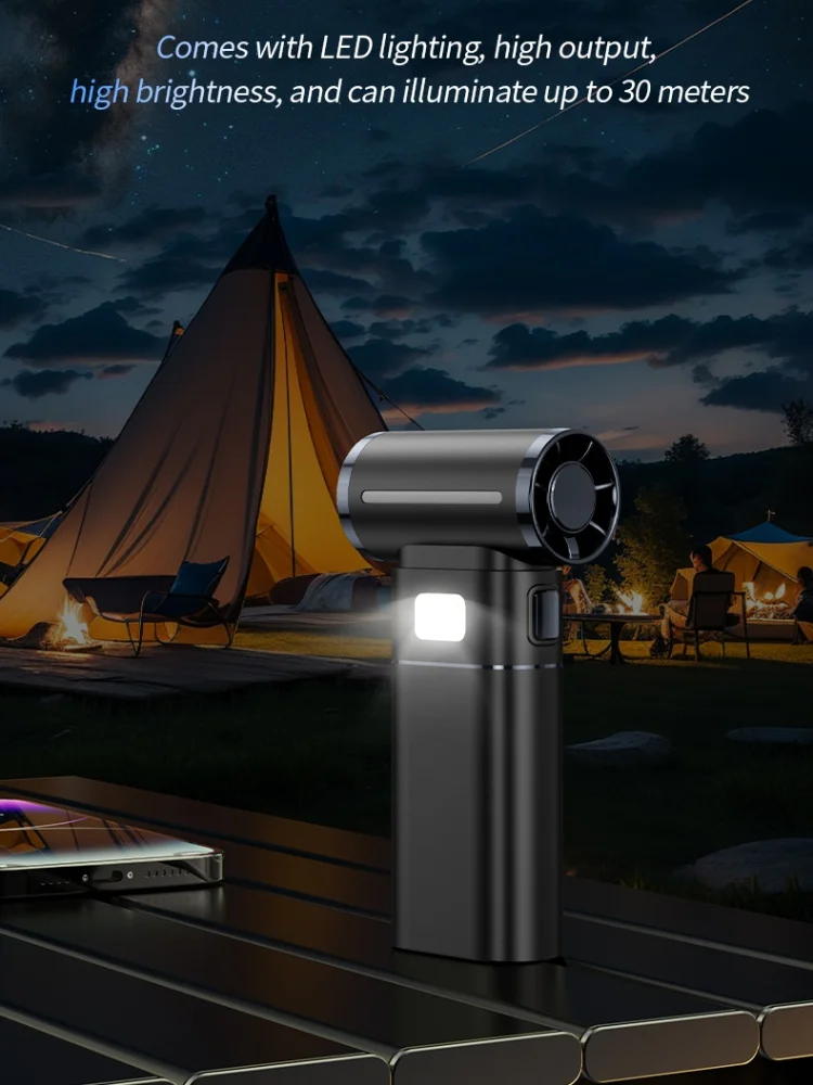 Handheld Mini Fan Portable Handheld Fans with Display Screen 8000mAh Small Electric Fan for Student Gift Summer Outdoor Fan Tool